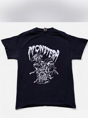 Monstera Graphic Black Unisex T-Shirt